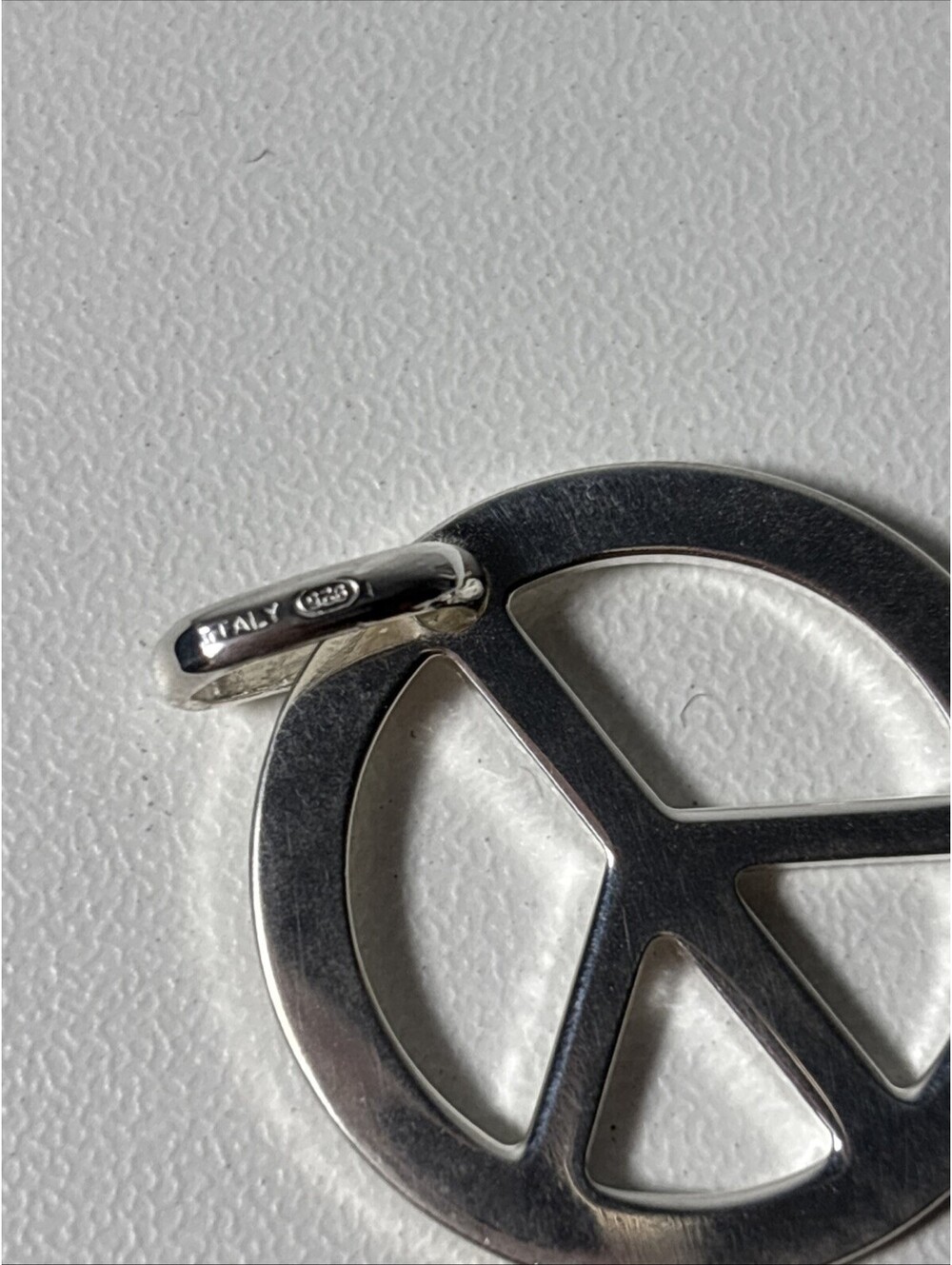 Peace Symbol 925 Sterling Charm - Picture 5 of 7
